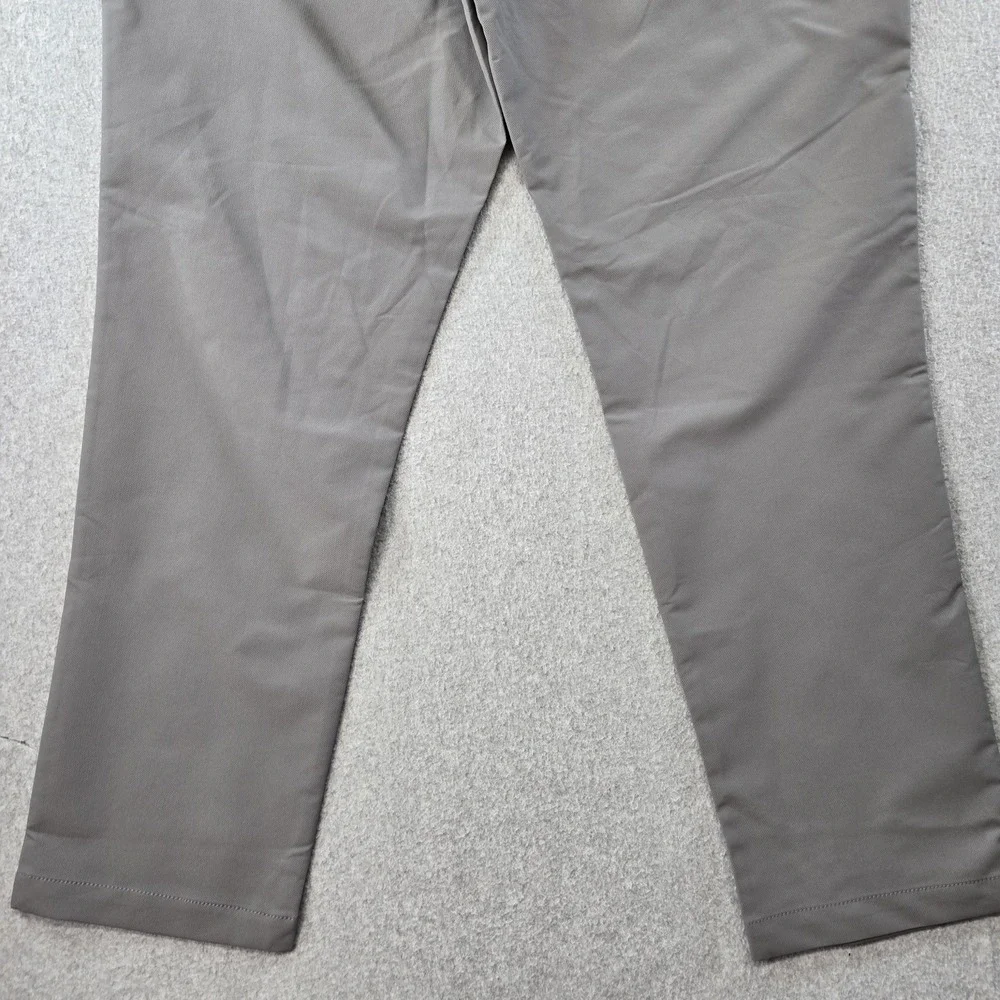 Banana Republic Pants Mens 38x30 Gray Chino Slim Microfiber Flat‎ Front Pockets